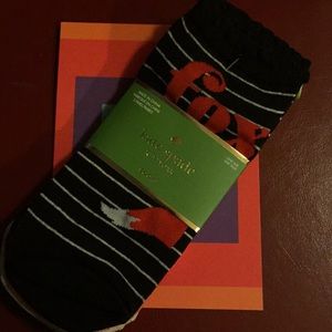 ♠️KATE SPADE FOXY LADY NO-SHOW SOCKS, SET OF 3